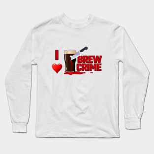 I heart Brew Crime Alternate Long Sleeve T-Shirt